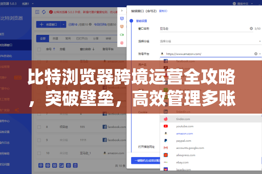 比特浏览器跨境运营全攻略，突破壁垒，高效管理多账号的终极战略指南