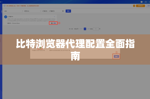比特浏览器代理配置全面指南