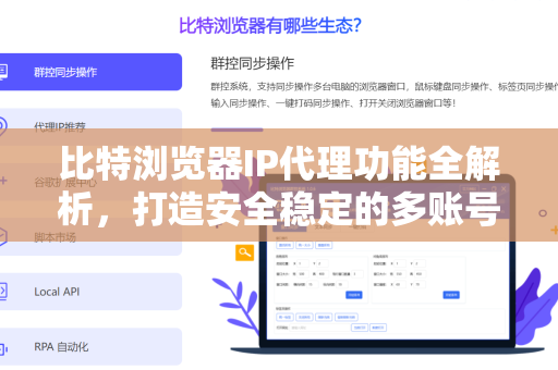 比特浏览器IP代理功能全解析，打造安全稳定的多账号管理环境-第1张图片-比特浏览器下载_比特浏览器 | 即刻连接，共创价值