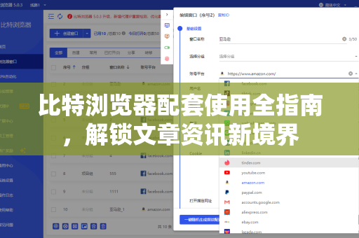 比特浏览器配套使用全指南，解锁文章资讯新境界