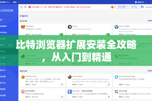 比特浏览器扩展安装全攻略，从入门到精通