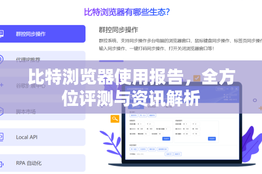 比特浏览器使用报告，全方位评测与资讯解析